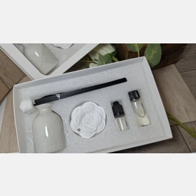 بكج حجر معطر مع مزهريه سيراميك