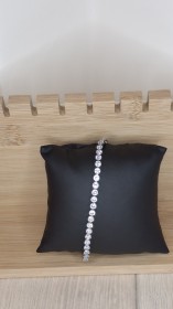 اسوارة تنس ستانلس  خرز ثقيله