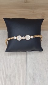 اسوارة زركون ذهبي