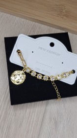 اسوارة ناعمه ذهبي